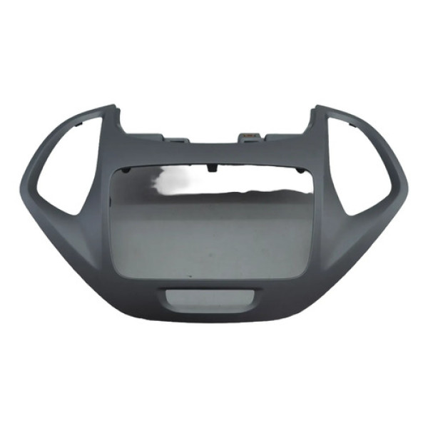 Moldura Painel Central Radio Ford Ka 2015 A 2021 Original Prateado