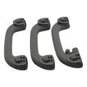 Kit 3 Puxador Alça Teto Pqp I30 2011 Original Cinza-escuro