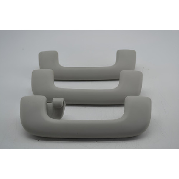 Kit 3 Puxador Alça Teto Pqp Creta 2024 Original Cinza
