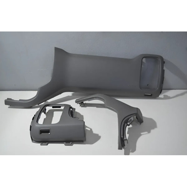Kit Acabamento Friso Painel Original Gm Blazer S10 2024 Cinza-escuro Friso
