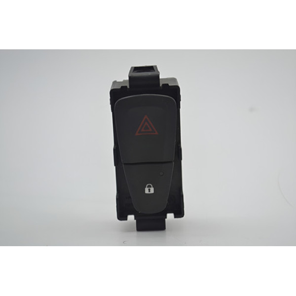 Botão Pisca Alerta Painel Renault Logan 2019 2020 Original Preto