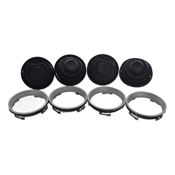Kit Com 4 Difusor + Aro Painel Volkswagen Gol 2007 Original