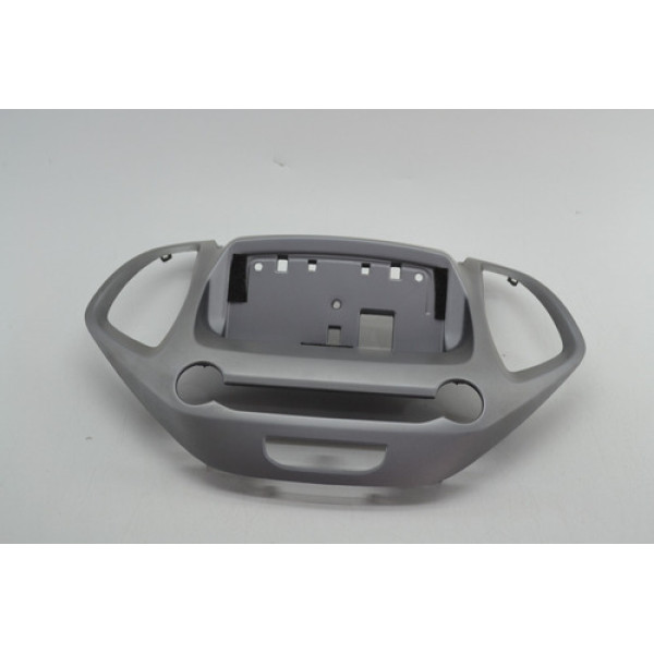 Moldura Central Multimidia Painel Ford Ka 2019 Original Cinza