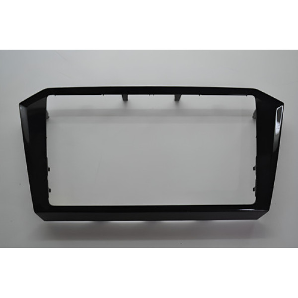 Moldura Radio Central Multimidia Painel Passat 2018 Original Preto