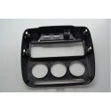 Moldura Central Comando Ar Radio Painel Citroen C3 2014 Orig Preto
