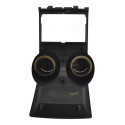 Moldura Radio Central Painel C/difusor Ecosport 2011 Origina Preto