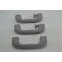 Kit 3 Puxador Alça Teto Pqp Chevrolet Vectra 2010 Original  Cinza