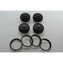 Kit 4 Difusor Saida Ar Painel Volkswagen Saveiro Original