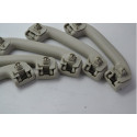 Kit 5 Puxador Alça Teto Pqp Nissan Grand Livina 2011 Origina Creme