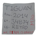 Espelho Retrovisor Interno Vw Tiguan 2014 Original