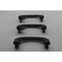 3 Kit Alça Teto Pqp Fiat Pulse Abarth 2022-2025 Original Preto