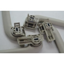 Kit Com 4 Puxador Alça Teto Pqp Volvo Xc60 2018 Original Cinza-escuro