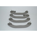 Kit 4 Puxador Alça Teto Pqp Audi A3 2003 Original Cinza
