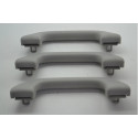 Kit Com 3 Puxador Alça Teto Pqp Honda City 2010 Original Cinza-escuro