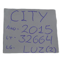 Luz Interna Teto Central Traseira Honda City 2015 Original