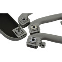 Kit 3 Puxador Alça Teto Pqp Porta Oculos Cruze 2012 Origina Cinza