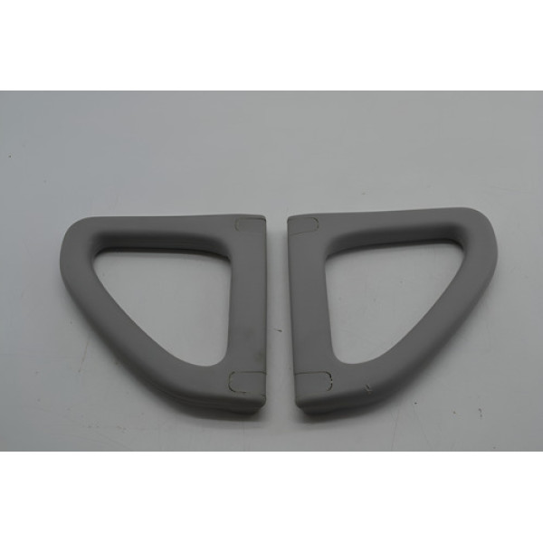 Par Puxador Teto Pqp Mitsubishi Pajero Tr4 2013 Original Cinza-escuro