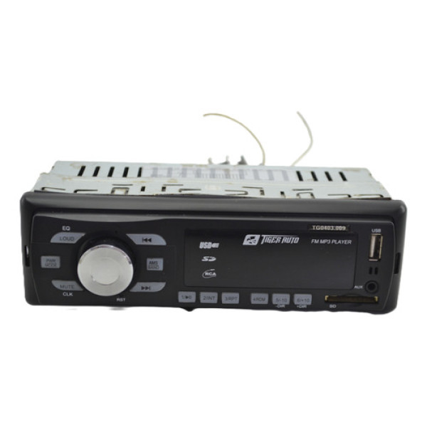 Radio Aparelho Som Tiger Auto Com Usb Auxiliar Sd-tg403009