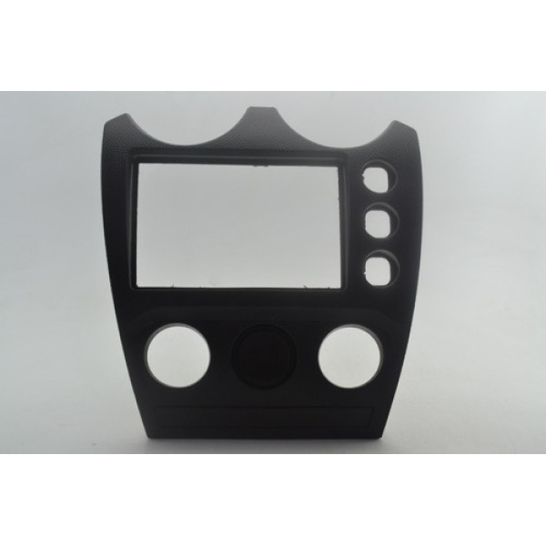 Moldura Acabamento Central Painel Ford Fiesta 2007 Original Preto