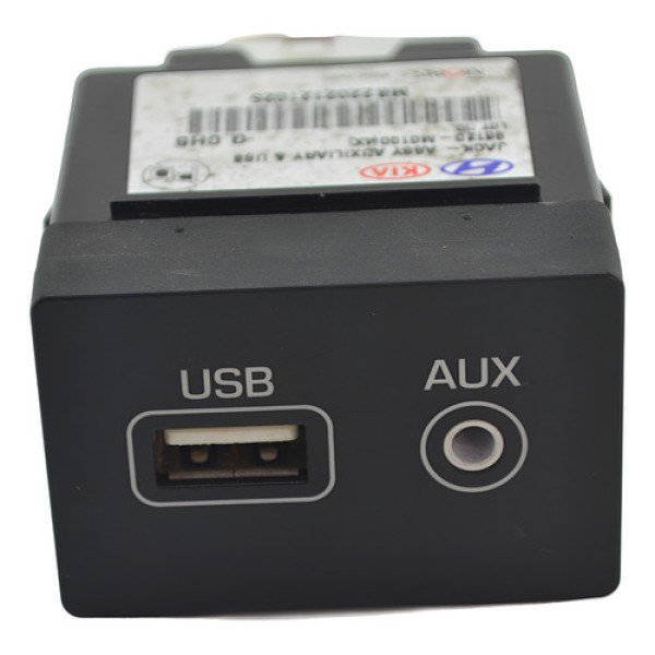 Entrada Conector Usb Auxiliar Creta 2022 Original Preto
