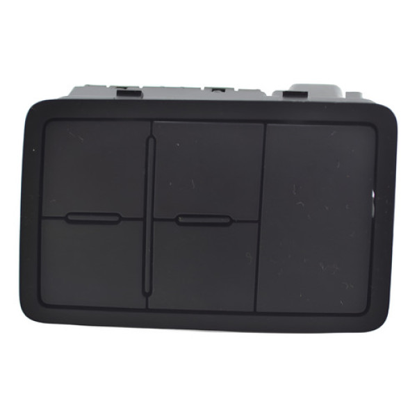 Moldura Botão Cego Falso Painel Kia Picanto 2014 Original Preto