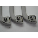 Kit Com 3 Puxador Alça Teto Pqp Honda City 2010 Original Cinza-escuro