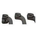 Kit 3 Puxador Alça Teto Pqp I30 2012 Original Cinza-escuro