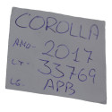 Encosto Apoio Braço Console Corolla Xei 2017 Original Preto