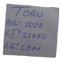Comando Ar Condicionado Painel Toro 2022 Origina 01002621590