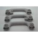 Kit 3 Puxador Alça Teto Pqp I30 2014 Original Cinza-escuro