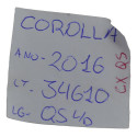 Quebra Sol Lado Direito Passageiro Corolla 2016 Original