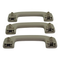 Kit 3 Puxador Alça Teto Pqp Nissan Livina 2013 Original Bege