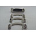 Kit Com 3 Pqp Alça Teto + Porta Oculos Punto 2013 Linea Orig