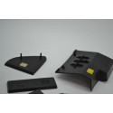 Kit 5 Acabamento Borracha Proteção Peugeot 307 2009 2010 Preto