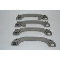 Kit 4 Puxador Alça Teto Pqp Audi A3 2003 Original Cinza