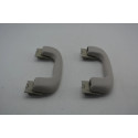 Par Apoio Alça Teto Pqp Chevrolet Zafira 2001-2012 Original Cinza