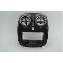 Moldura Central Painel 2 Din C/difusor Fiat Palio 2013 2014 Black Piano