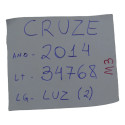 Luz Cortesia Central Interna Teto Cruze 2014 Original