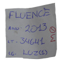 Luz Cortesia Dianteira Interna Teto Fluence 2013 Original