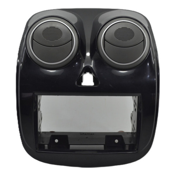 Moldura Central Painel 2 Din C/difusor Fiat Palio 2013 2014 Black Piano