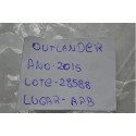 Apoio Encosto Braço Console Outlander 2015 Original Preto