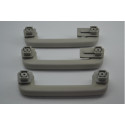 Kit 3 Puxador Alça Teto Pqp Ford Focus 2011 Original Cinza