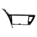 Moldura Central Painel Multimídia Toyota Corolla Original Preto