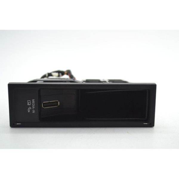 Moldura Porta Objeto Media-in Vw Tiguan 2014 Original 5n0035 Preto