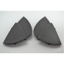 Par Moldura Acabamento Lateral Painel A3 Sportback 2009 Orig Preto