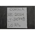 Apoio Encostro Braço Central Toyota Corolla 2024 Original Preto