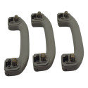 Kit 3 Puxador Alça Teto Pqp Nissan Kicks 2022 Original Bege