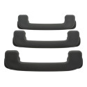 Kit 3 Puxador Alça Teto Pqp Megane Scenic 2006 Original Cinza-escuro