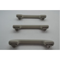 Kit 3 Puxador Alça Teto Pqp Nissan Kicks 2020 Original Cinza