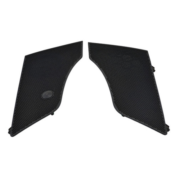 Par Tela Som Esquerda Direita Painel Gm S10 2013 Original Preto